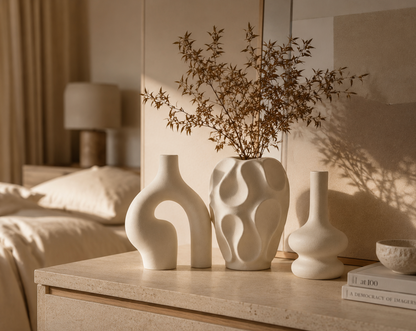 Velune Sculpt Vase Set