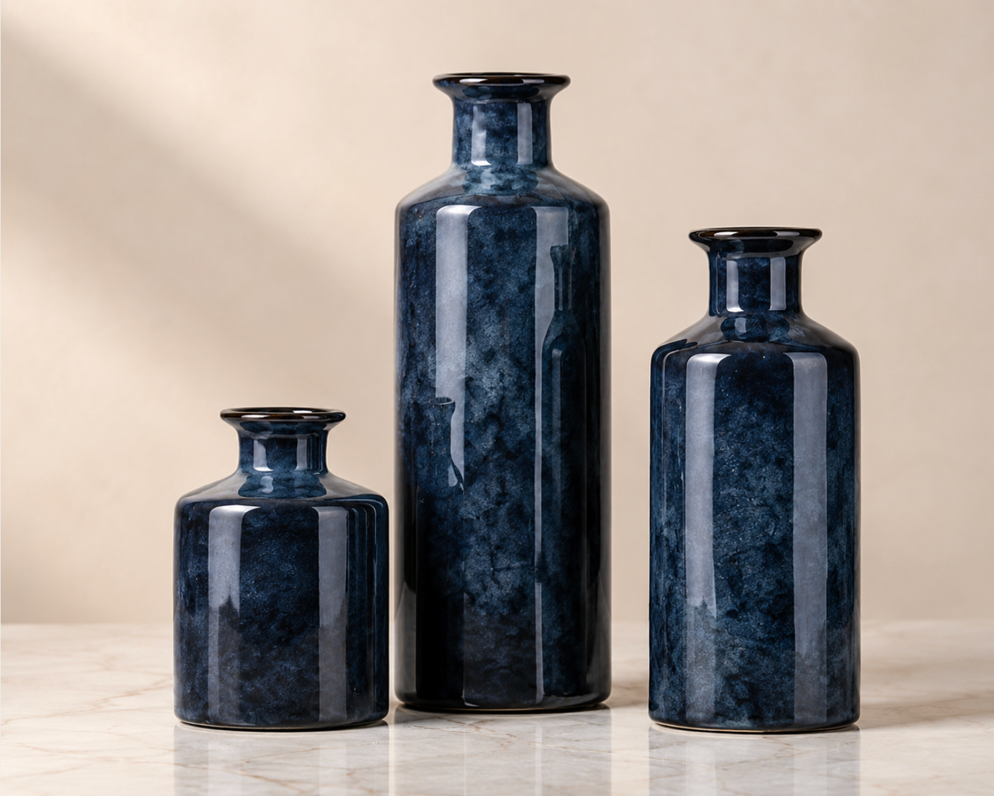Noiré Glass Vase Set