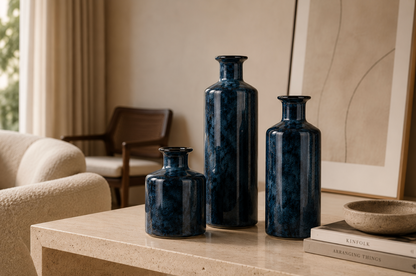 Noiré Glass Vase Set
