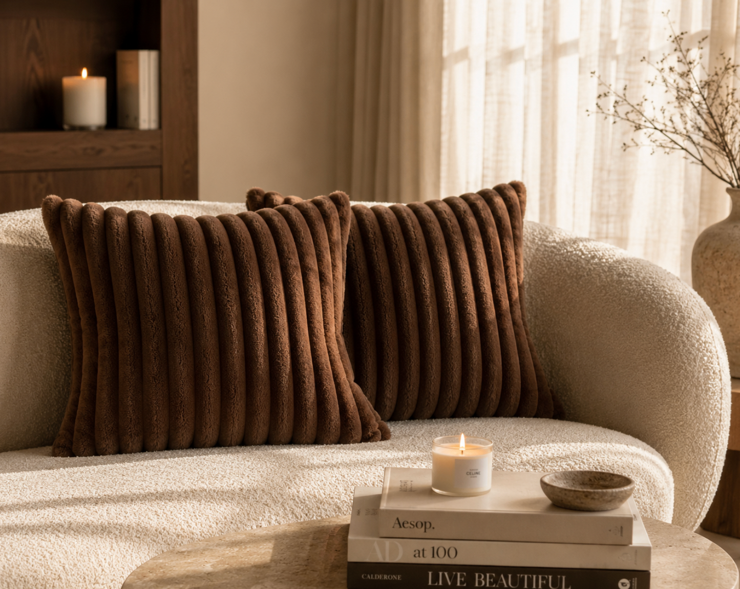 Sagea Ribbed Cushion
