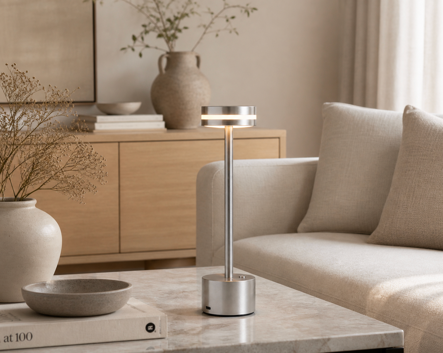 Solen Brass Lamp