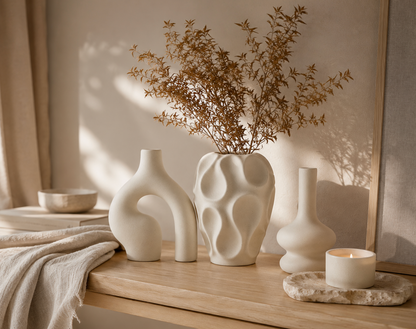 Velune Sculpt Vase Set