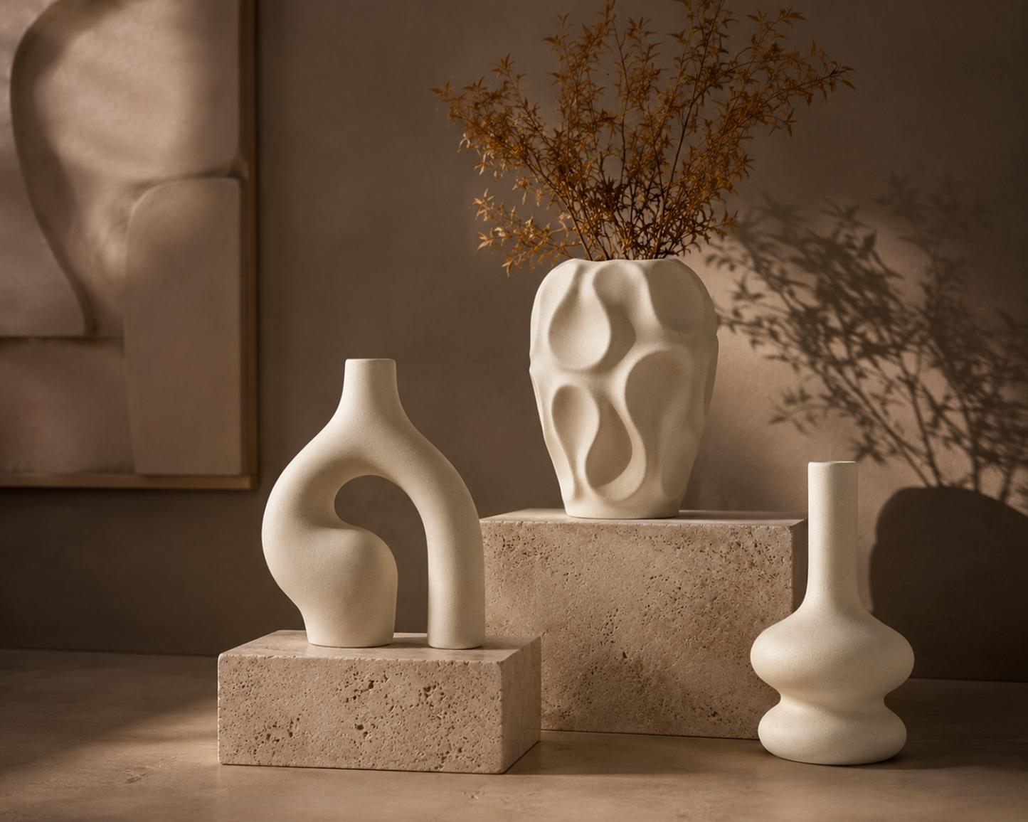 Velune Sculpt Vase Set