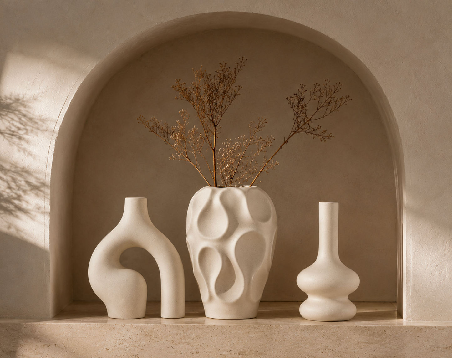 Velune Sculpt Vase Set