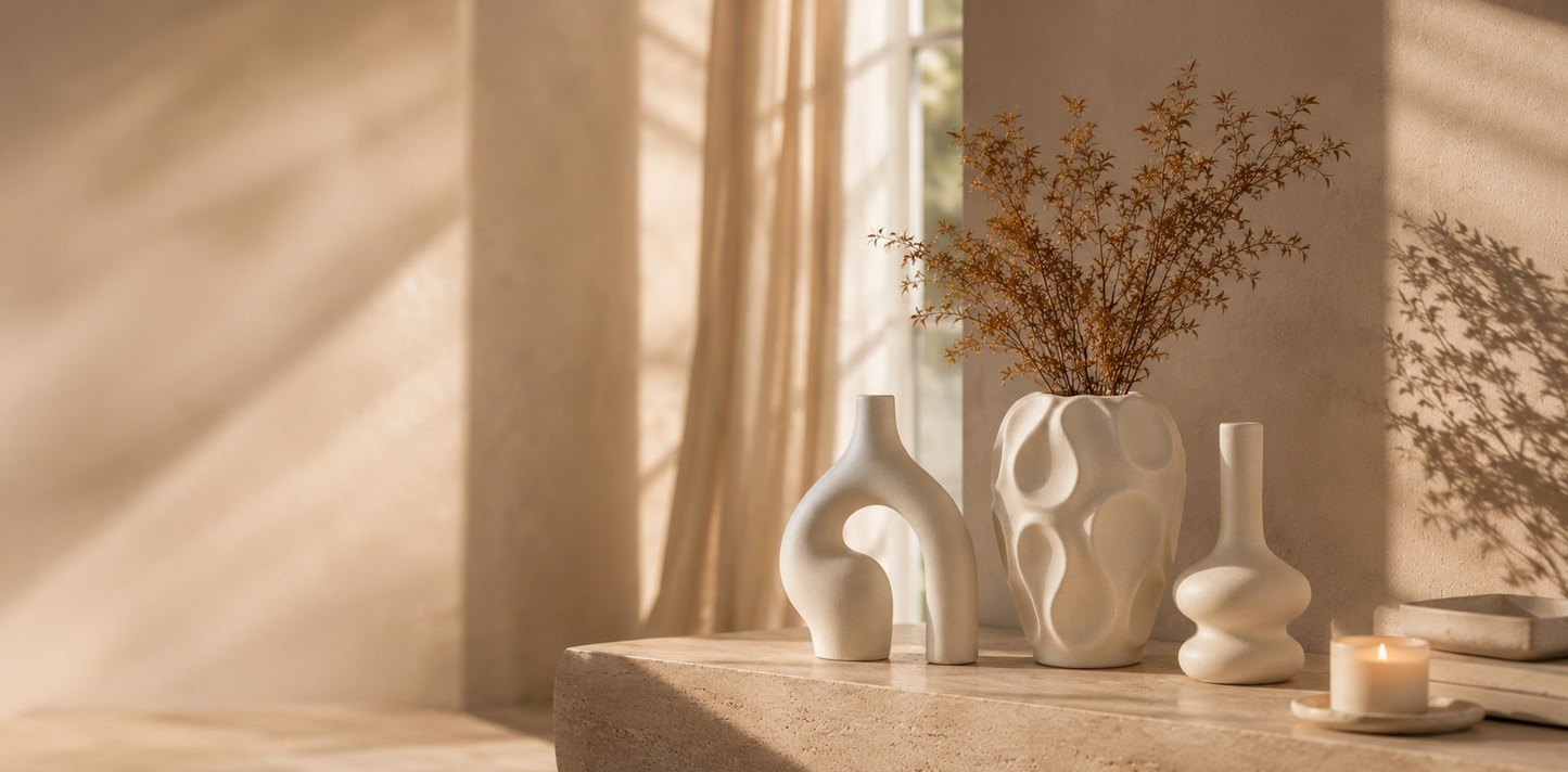 Velune Sculpt Vase Set