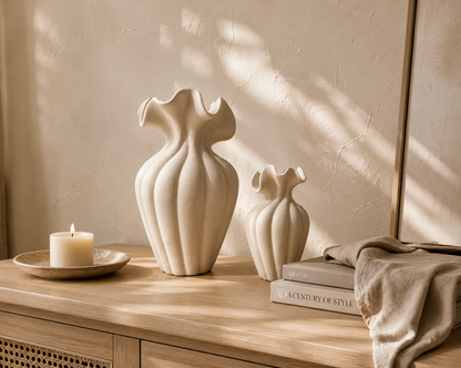 Aluna Sculpt Vase Set