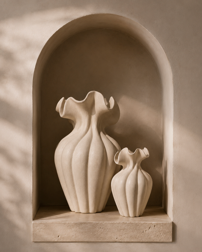Aluna Sculpt Vase Set