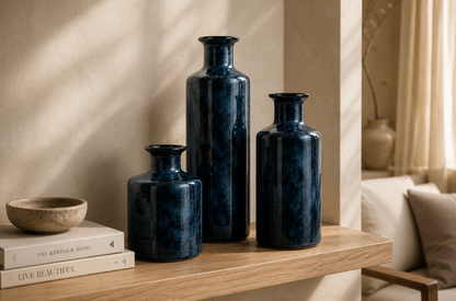 Noiré Glass Vase Set