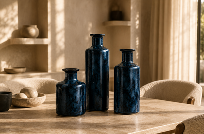 Noiré Glass Vase Set