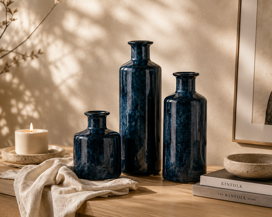 Noiré Glass Vase Set