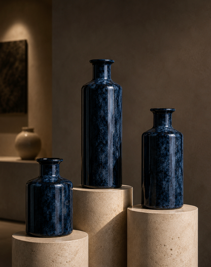 Noiré Glass Vase Set