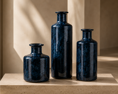 Noiré Glass Vase Set