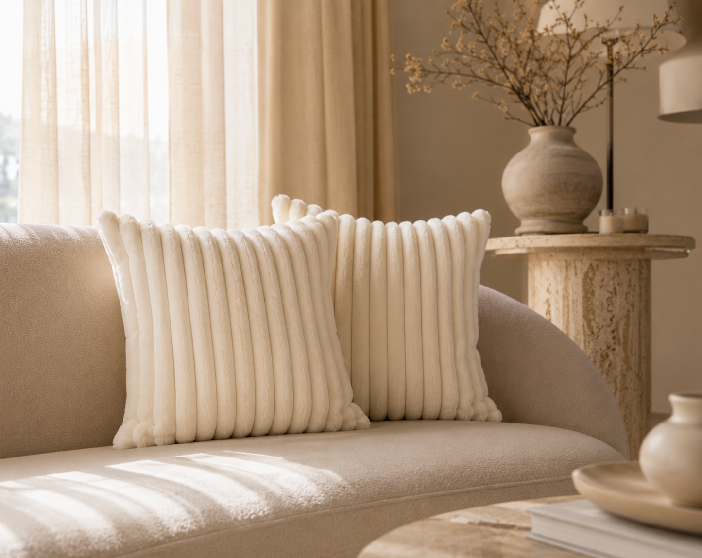 Sagea Ribbed Cushion