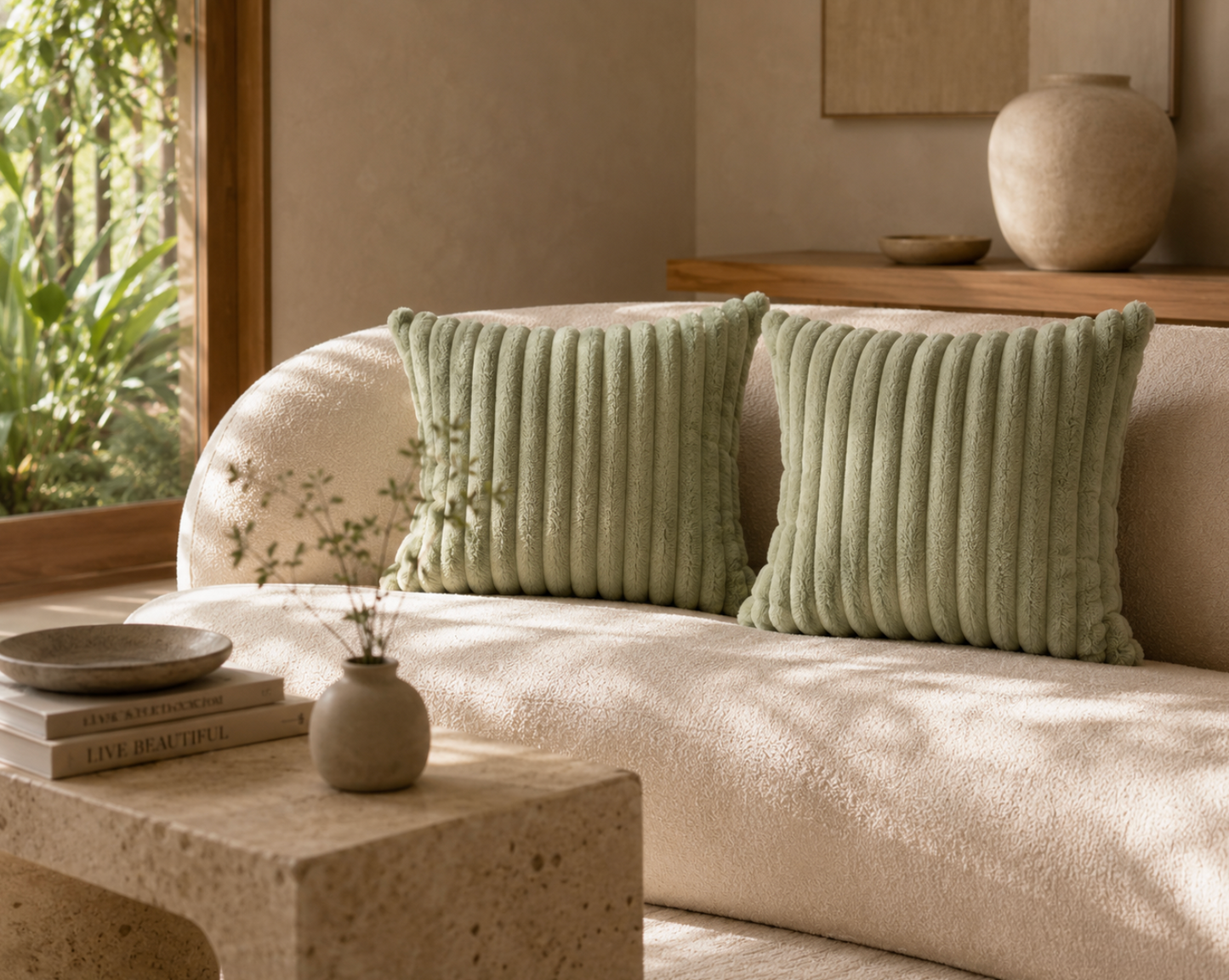 Sagea Ribbed Cushion