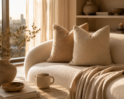 Lunor Bouclé Cushion