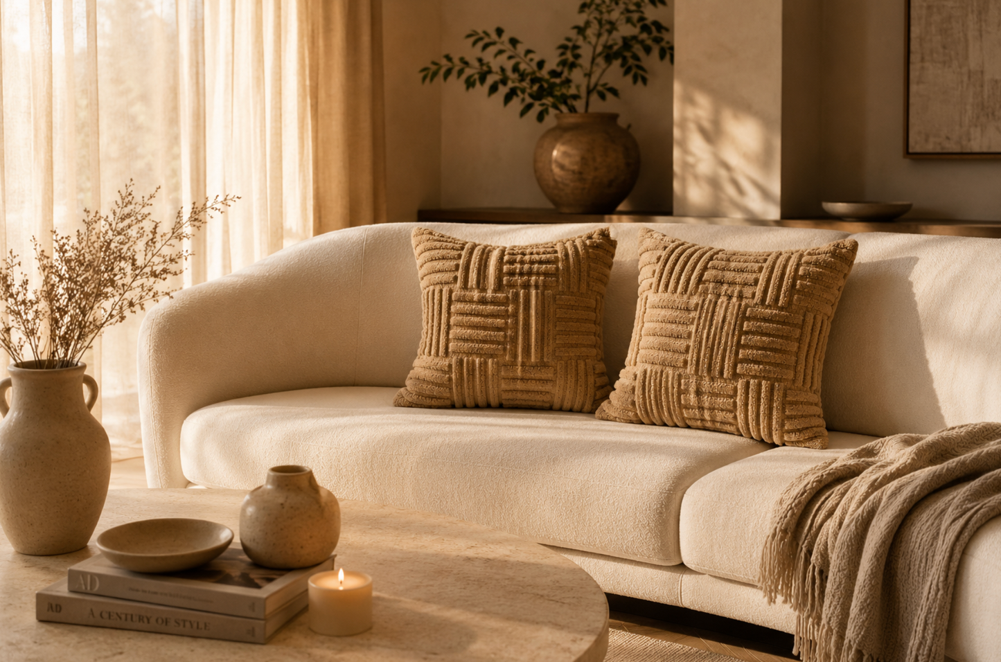 Mavero Textured Cushion
