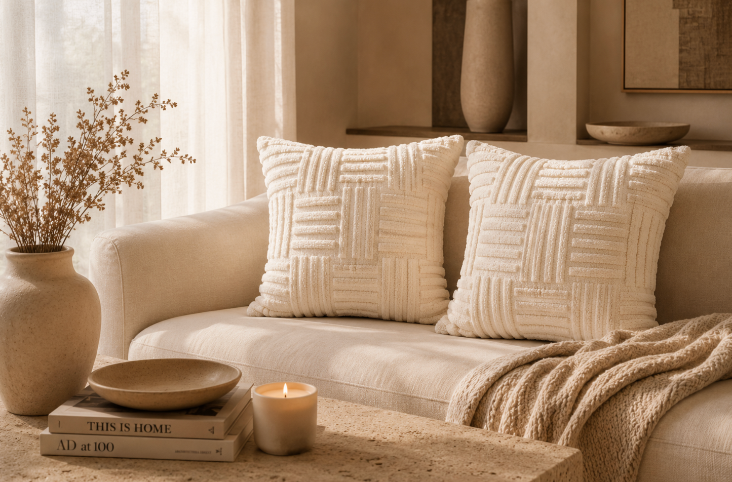 Mavero Textured Cushion
