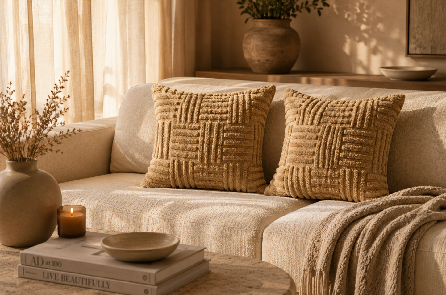 Mavero Textured Cushion