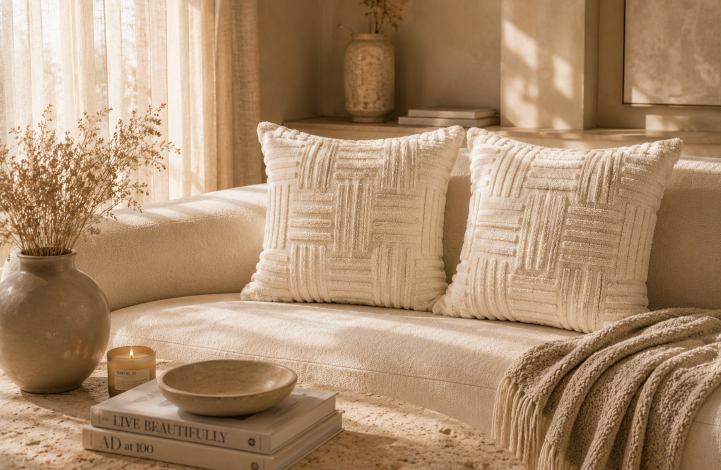 Mavero Textured Cushion