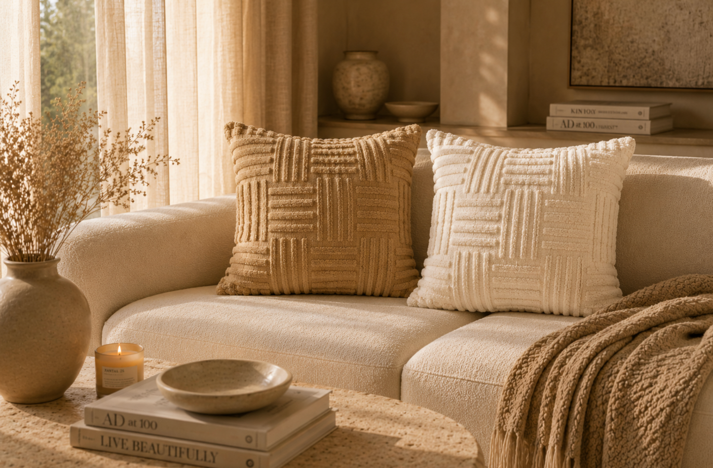 Mavero Textured Cushion