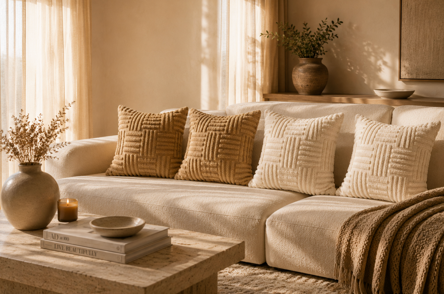 Mavero Textured Cushion