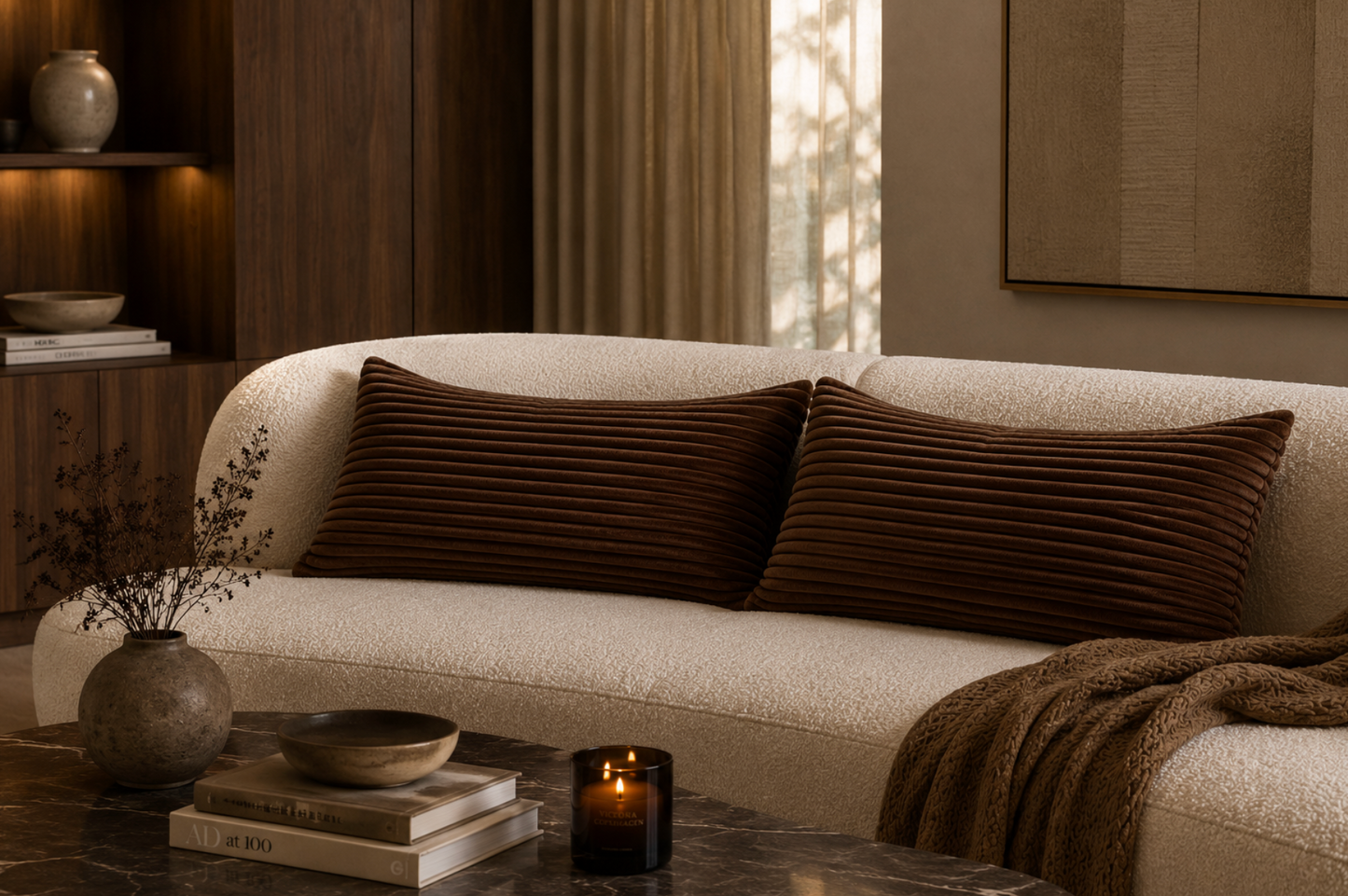 Sorel Ribbed Cushion