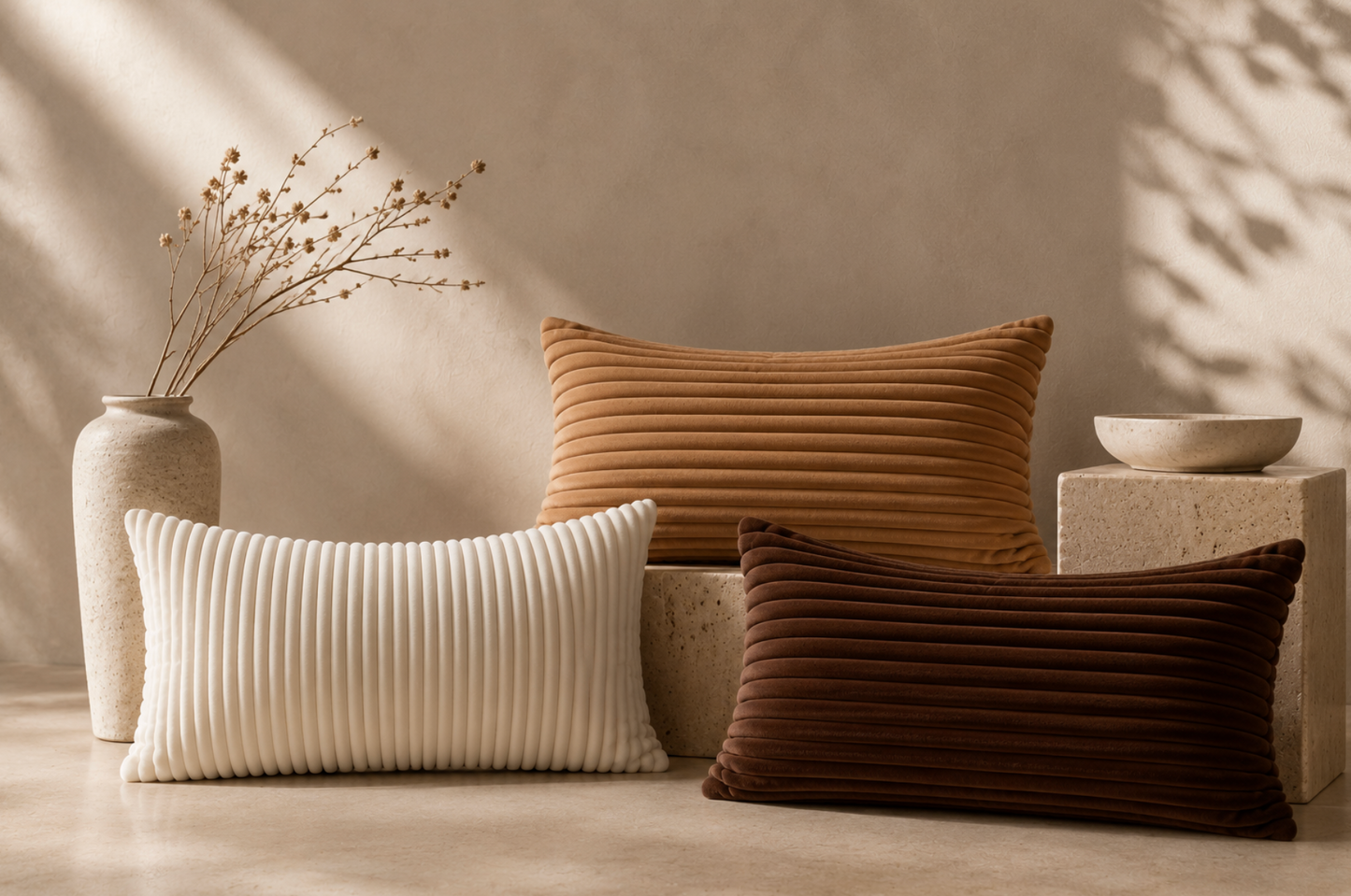 Sorel Ribbed Cushion